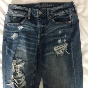 American Eagle Distressed Boyfriend Jeans